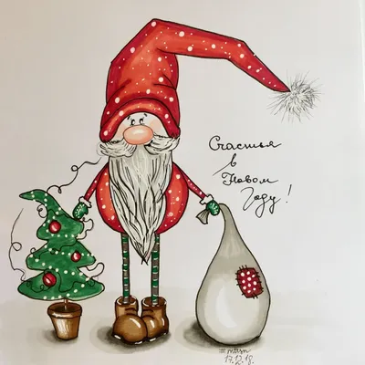 Прикольная Рождественская открытка - 69 фото