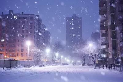 Ночной снегопад фотография автора alexn фото номер 353179 фотка на  ФотоПризер