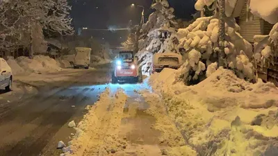 Алматы завалило снегом - красивые фото