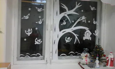 Наклейка на окно новогодние \"Хитрый Снеговик\" 38 x 31 см купить по выгодной  цене в интернет-магазине OZON (406146220)