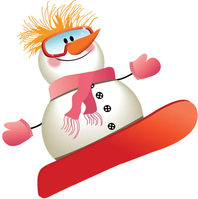 Детский рисунок - снеговик» — создано в Шедевруме