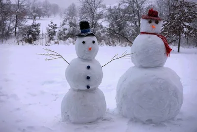 Немножко веселых снеговиков! | Пикабу