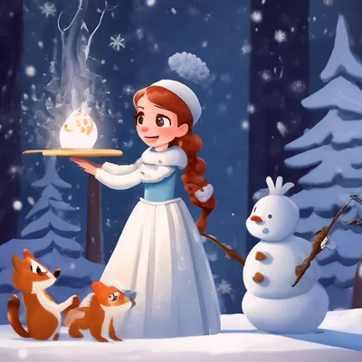 Снегурочка Снеговик Зима, Мультяшный Снеговик, Разное, Мультипликационный  персонаж, ребенок png | PNGWing