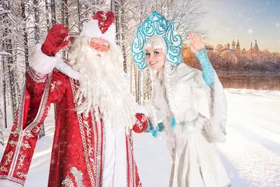 Надувные фигуры на Новый Год купить Снегурочку с подсветкой