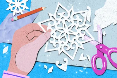 Как сделать снежинку из бумаги | Сделай сам