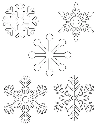 Трафареты снежинок на Новый год для вырезания из бумаги на окна: фото самых  красивых новинок схем и шаблонов 2022 года для распечатки