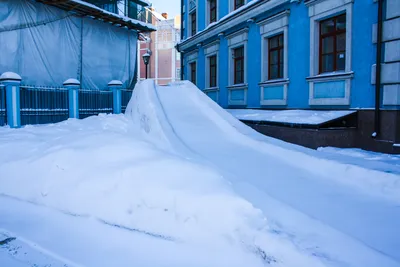 В Подмосковье будут рузрушены все снежные горки во дворах