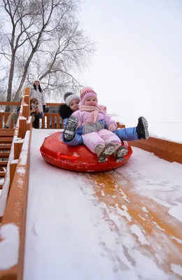 В парке «Утиное озеро» открылась новая снежная горка «Зимний богатырь» -  Администрация города Дзержинска