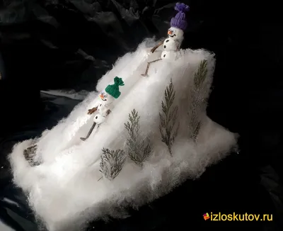 Снежная Горка на склоне холма :: …» — создано в Шедевруме