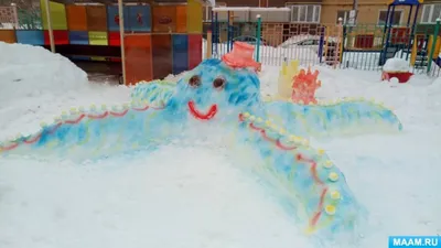 Царство снежных фигур в детских садах | Шекснинская газета \"Звезда\"