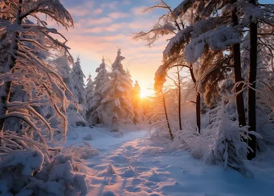Снежный лес - фото автора Главный редактор на сайте Сергиев.ru