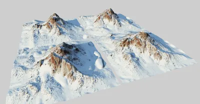 Красочная панорама зимы снежных гор Стоковое Изображение - изображение  насчитывающей место, природа: 63143007