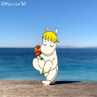 Брошь The Moomins - Snork Maiden Муми-тролли Фрёкен Снорк Купить в магазине  G4SKY.ru