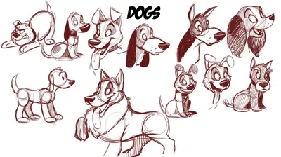Собаки из мультфильмов Дисней на одной картинке - YouLoveIt.ru