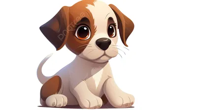 собака мультфильм иллюстрация щенок стикер PNG , иллюстрация мультфильма  собаки, щенок, наклейка PNG картинки и пнг PSD рисунок для бесплатной  загрузки