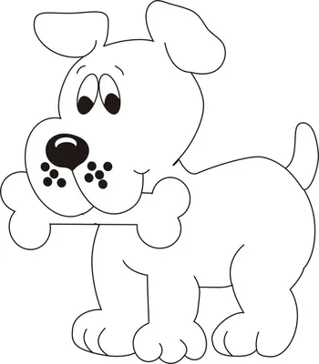 Собака - раскраска для детей бесплатно распечатать картинки | Owl coloring  pages, Coloring pages, Animal embroidery
