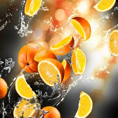 Фотообои Сочные апельсины №29848 - цена, фото, отзывы | АВС-Decor