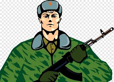 Русский солдат с современной техникой . Векторное изображение ©dergriza  107729114