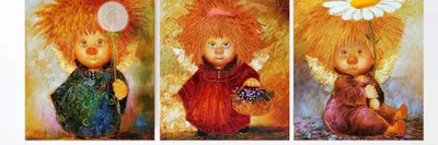 Картины Люси Чувиляевой \"Солнечный Ангел\" и другую живопись купить в  галерее Artangels.ru.