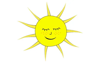 дети рисуя смешное солнце S Иллюстрация вектора - иллюстрации насчитывающей  утеха, шарж: 12187264