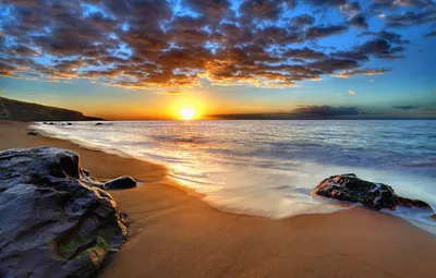 Фото Солнца, моря и песчаного пляжа в высоком разрешении | Солнца и моря  Фото №1298285 скачать