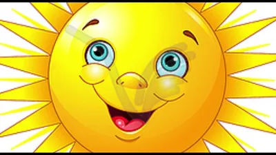 Солнышко с улыбкой рисунок - 69 фото