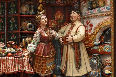 Кукла столбушка \"Солоха со скалкой\" – купить в интернет-магазине  HobbyPortal.ru с доставкой