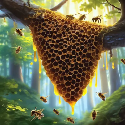 Соты пчелы