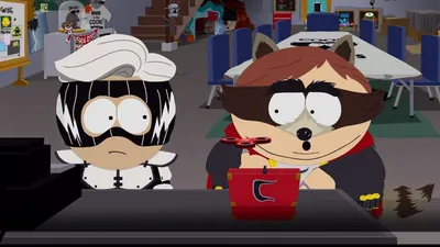 Обои на рабочий стол Кенни / Kenny из мультфильма Южный Парк / South Park и  участник игры в кальмара на черном фоне, обои для рабочего стола, скачать  обои, обои бесплатно