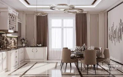Функциональный дизайн современной кухни в Канаде ⋆ Студия дизайна элитных  интерьеров Luxury Antonovich Design