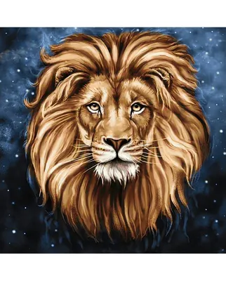Купить алмазная вышивка Гранни Созвездие льва, 38x38 см, цены на Мегамаркет  | Артикул: 600001112191