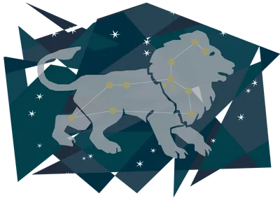Созвездие Льва — стоковая векторная графика и другие изображения на тему  Знак зодиака Лев - Знак зодиака Лев, Созвездие, Абстрактный - iStock