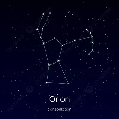 Звезды созвездия Ориона в небе, Орион, созвездие, самые яркие звезды фон  картинки и Фото для бесплатной загрузки