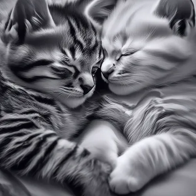 Спящие кошки - 66 фото
