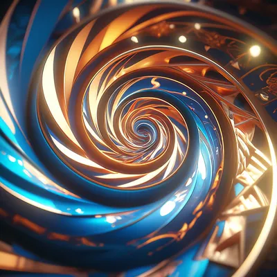 Абстрактный синий и фиолетовый фон световая спираль, волна. Психоделический  узор. Stock Illustration | Adobe Stock