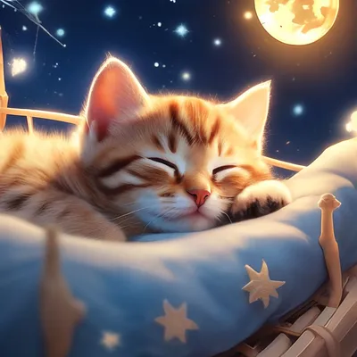 Спокойной Ночи Любимая Картинки Кошки – Telegraph