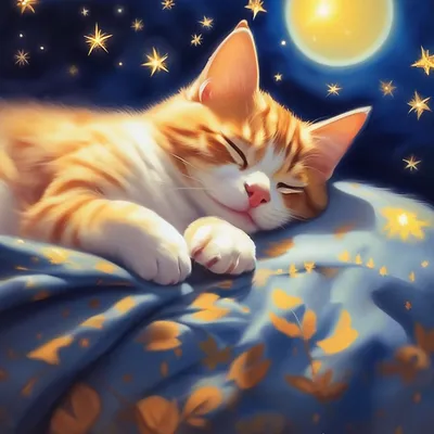 вечер #ночь #спокойнойночи #котик #добрыйвечер #сладкихснов #котики #... |  TikTok