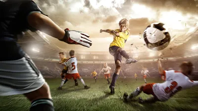 Картинка детский футбол Спорт Футбол 1920x1080
