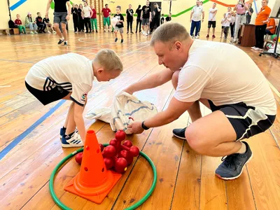 Прошли семейные спортивные соревнования «МАМА, ПАПА, я - спортивная семья»