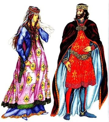 История костюма эпохи средневековья | Историческая мода, Средневековая  одежда, Костюм