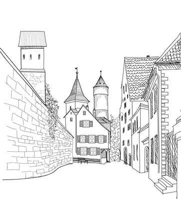 Эпизод из жизни средневекового города - 3D-сцены - Цифровое образование и  обучение Мozaik
