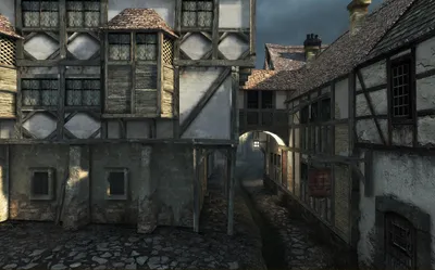 Врата средневекового города снаружи» — создано в Шедевруме