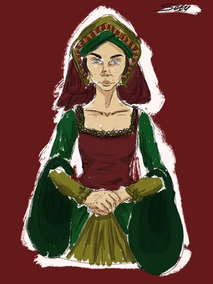 Шелковая\" женщина средневековья