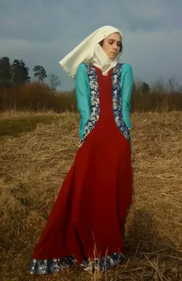 Создание средневекового платья | Пикабу