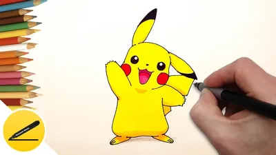 How to Draw Pikachu (Pokemon Go) step by step | Draw Pokemon - YouTube