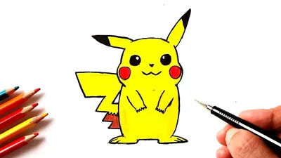 How to draw Pikachu | Ehedov Elnur - YouTube