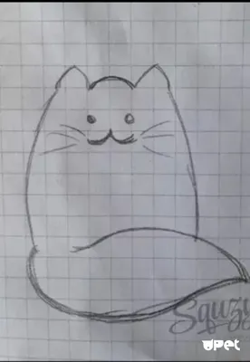 Рисунок скетч маркерами \"Аво-кот\" для скетчбука | Срисовка картинки для  начинающих - YouTube