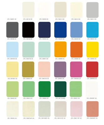 Варианты стандартных цветовых решений, заказать сантехперегородку  стандартного цвета