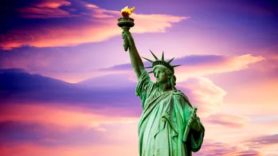 Статуя свободы в Нью-Йорке обои для рабочего стола, картинки и фото -  RabStol.net