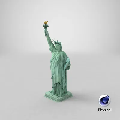 Статуя Свободы Против Голубого Неба Красивым Облачным Фоном Нью Йорке  стоковое фото ©bloodua 657923572
